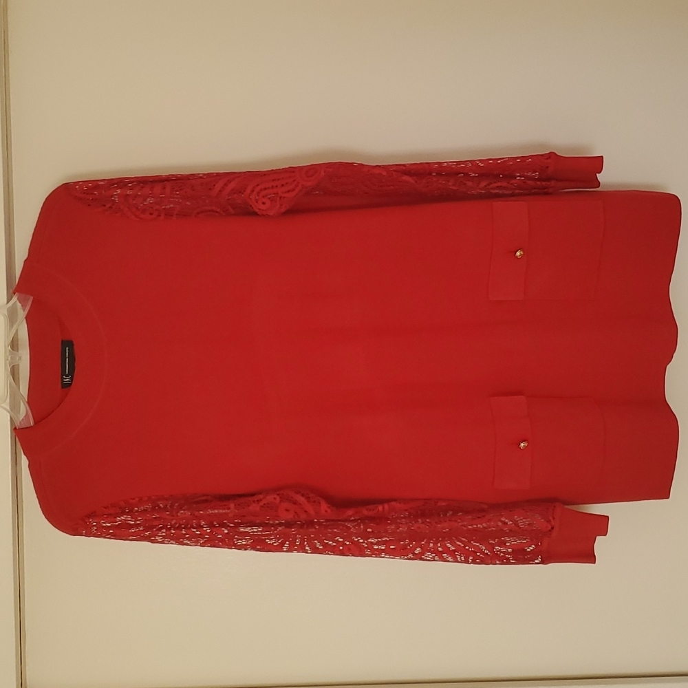 Red Holiday Sweater | XL | INC